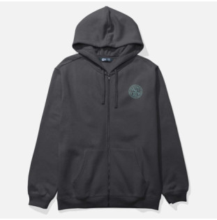 Sudadera Salty Crew: Global Zip Fleece (Black)