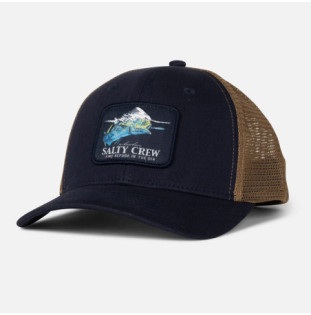 Gorra Salty Crew: Mahi Surface Trucker (Navy Gold)