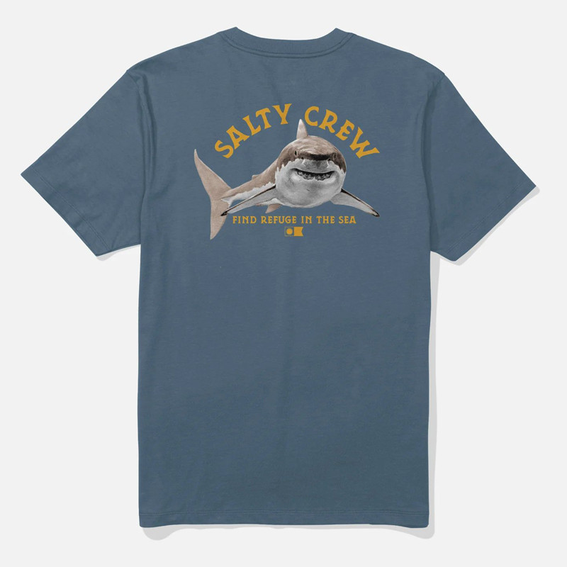 Camiseta Salty Crew: Lurking SS Tee (Slate)