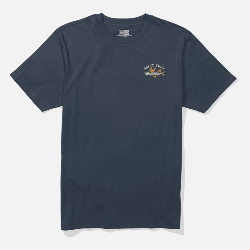 Camiseta Salty Crew: Fly Home SS Tee (Navy)