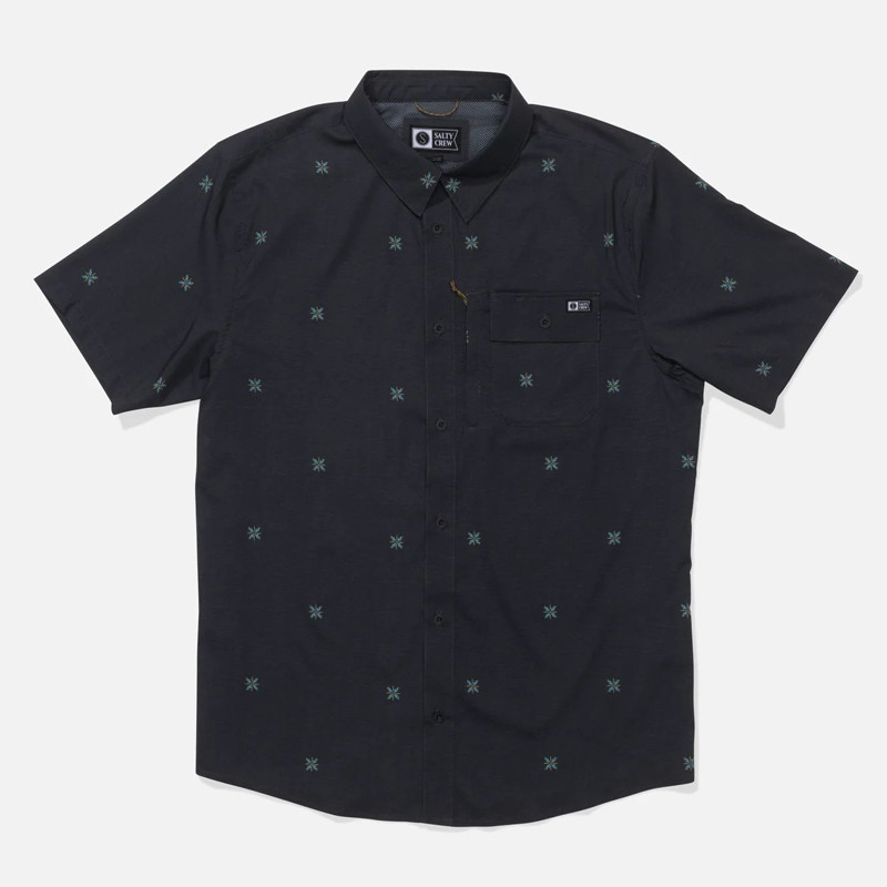 Camisa Salty Crew: Flagship Uv Button Up (Phantom)
