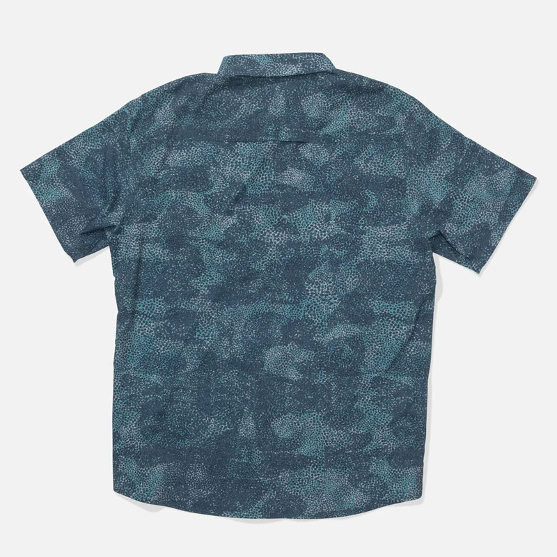 Camisa Salty Crew: Flagship Uv Button Up (Dark Navy)