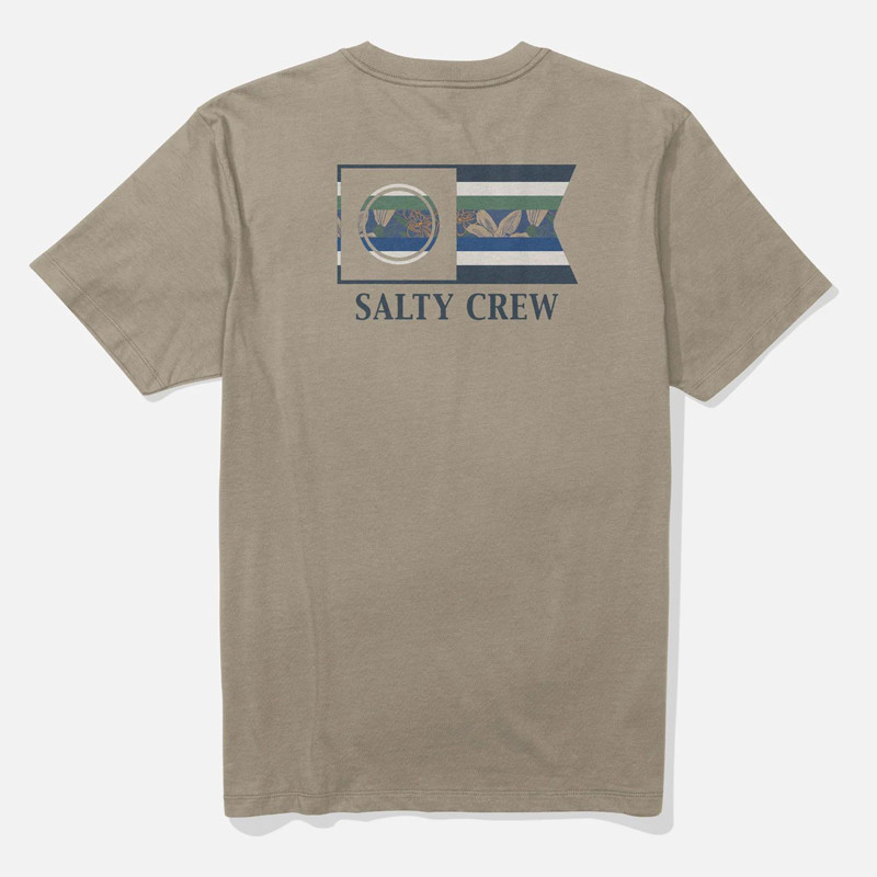 Camiseta Salty Crew: Flagship SS Tee (Twig)