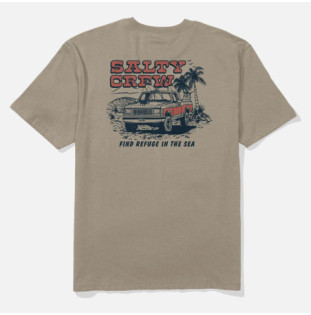 Camiseta Salty Crew: Truck Stop Classic Tee (Twig)