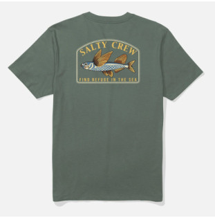 Camiseta Salty Crew: Fly Home SS Tee (Laurel Wreath)