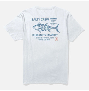 Camiseta Salty Crew: Ichiban SS Tee (White)