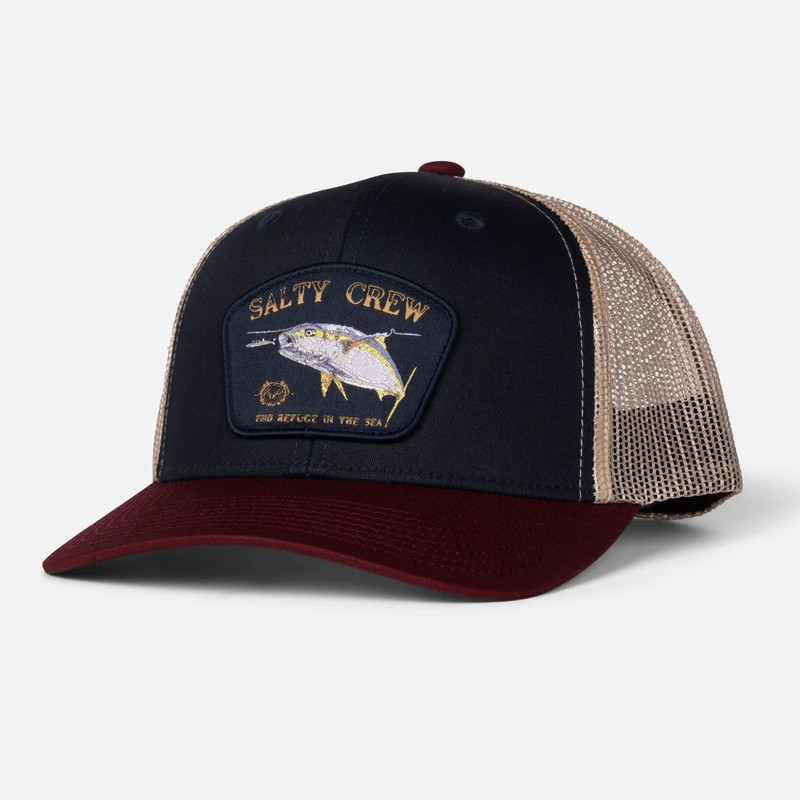 Gorra Salty Crew: Surface Retro Trucker (Navy Red)