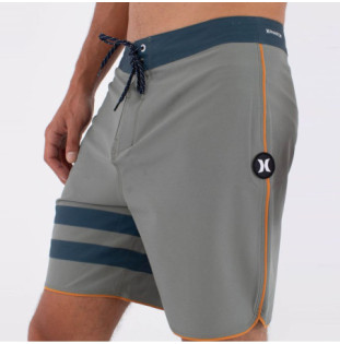 Bañador Hurley: Phntm Eco Block Party Solid 18 (Dark Grey)