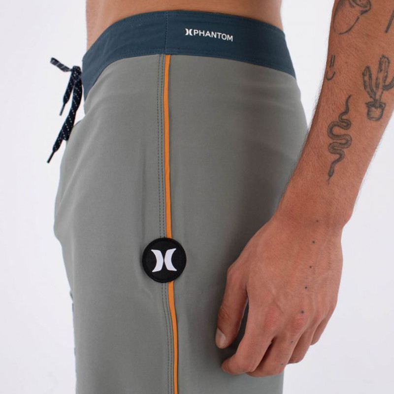 Bañador Hurley: Phntm Eco Block Party Solid 18 (Dark Grey)