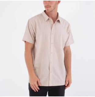 Camisa Hurley: M Woven SS Low Tide (Bone)