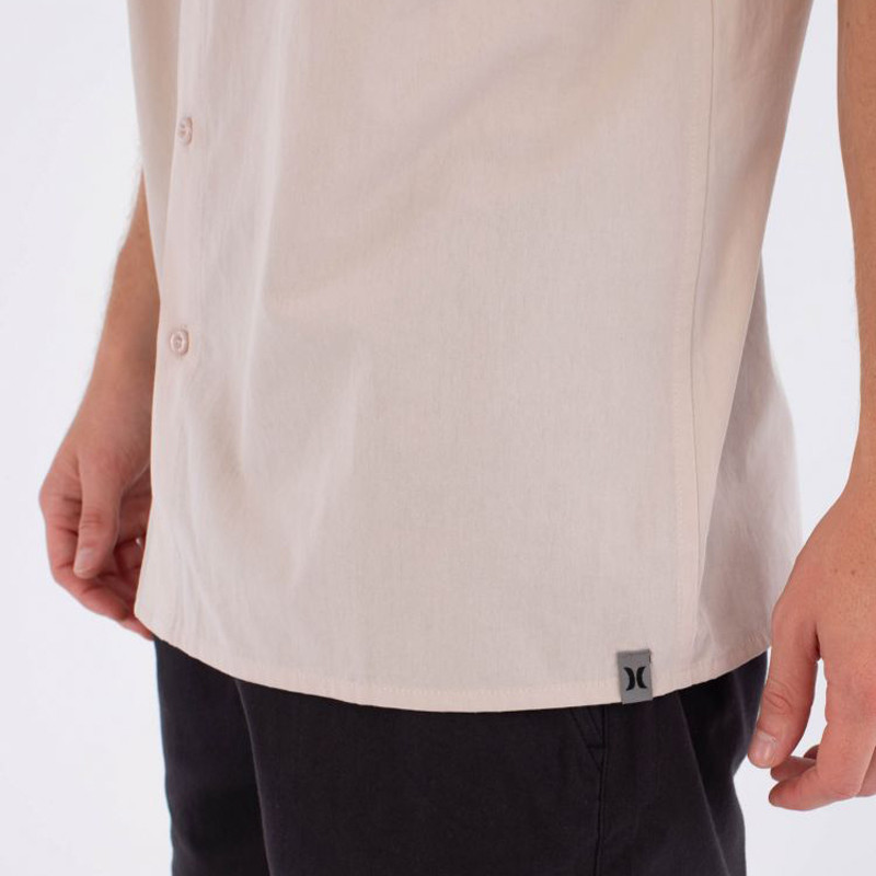 Camisa Hurley: M Woven SS Low Tide (Bone)