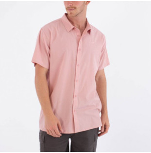 Camisa Hurley: M Woven SS Low Tide (Beach Clay)