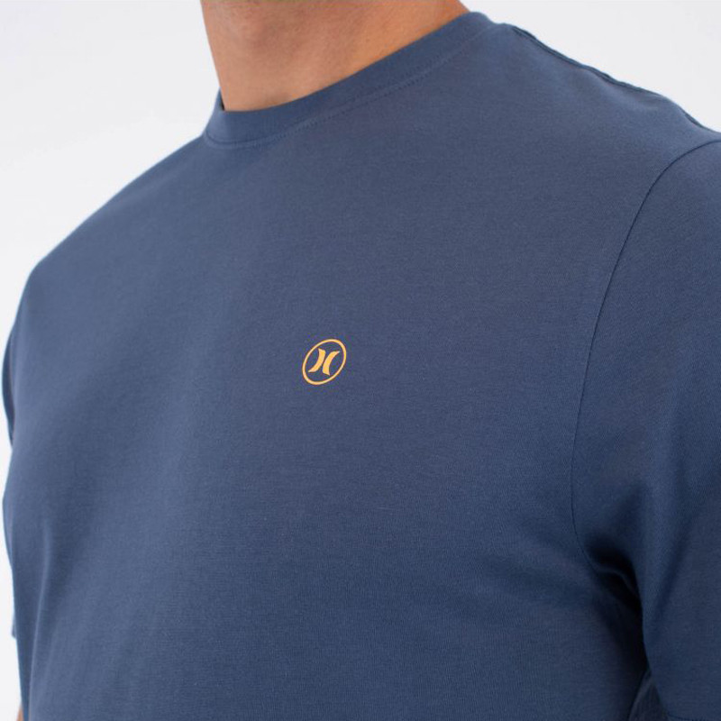 Camiseta Hurley: Tee SS Printing Press Icon Circle (Gry Tl)