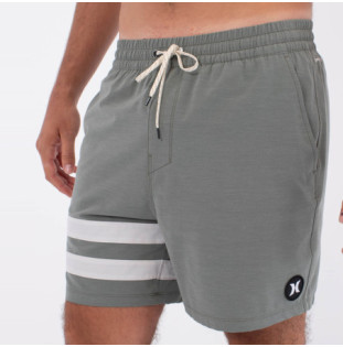 Bañador Hurley: Phntm Eco Block Party Volley 17 (Dk Grey)