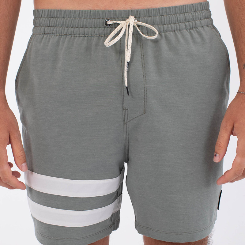 Bañador Hurley: Phntm Eco Block Party Volley 17 (Dk Grey)
