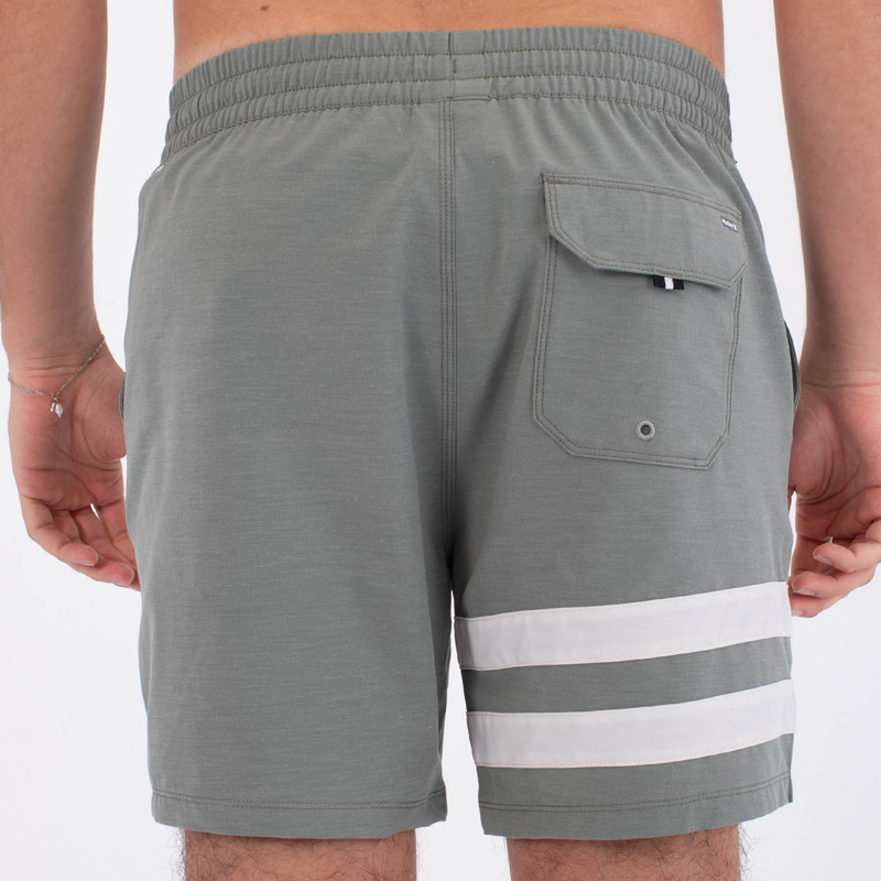 Bañador Hurley: Phntm Eco Block Party Volley 17 (Dk Grey)