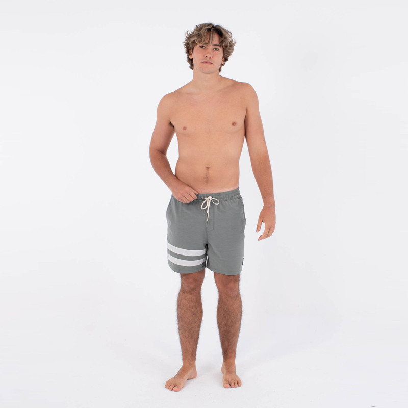 Bañador Hurley: Phntm Eco Block Party Volley 17 (Dk Grey)