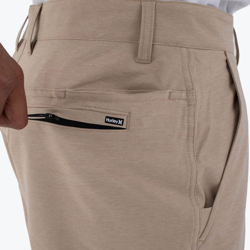 Bermuda Hurley: Phantom Heather Walkshort 20 (Khaki)
