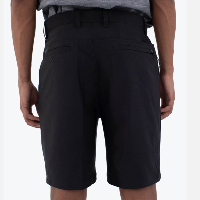 Bermuda Hurley: Phantom Heather Walkshort 20 (Black)