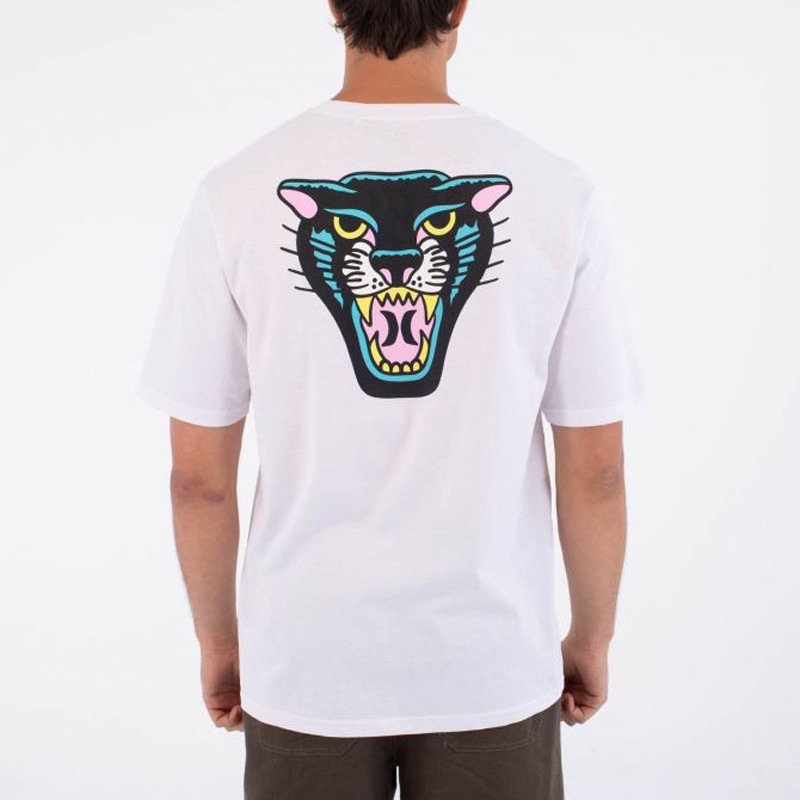 Camiseta Hurley: Etam Black Phanter SS Tee (White)