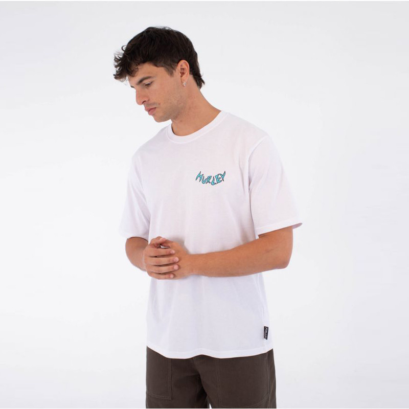 Camiseta Hurley: Etam Black Phanter SS Tee (White)