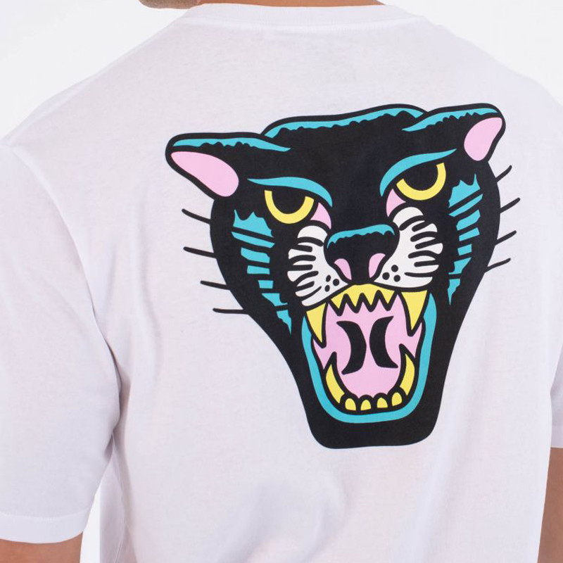 Camiseta Hurley: Etam Black Phanter SS Tee (White)