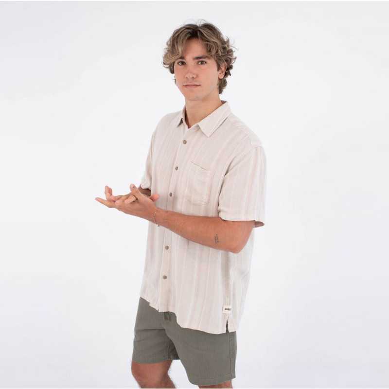 Camisa Hurley: Oceanside SS (Bone)