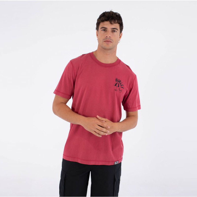 Camiseta Hurley: M Sider Bp SS Tee (Cherry Crimson)
