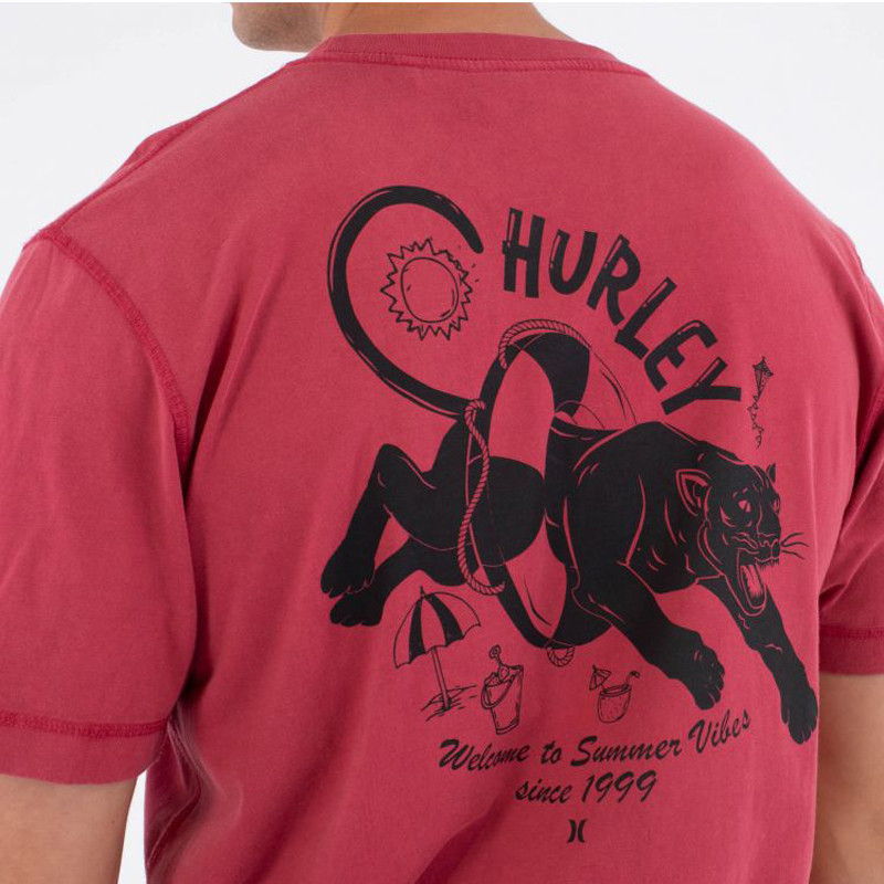 Camiseta Hurley: M Sider Bp SS Tee (Cherry Crimson)