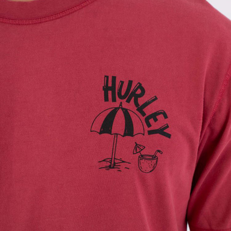 Camiseta Hurley: M Sider Bp SS Tee (Cherry Crimson)