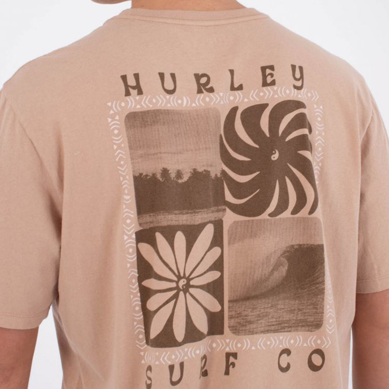 Camiseta Hurley: Cycles Of The Earth SS (Bone)