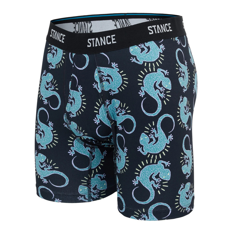 Boxer Stance: Gecko Boxer Brief (Black)