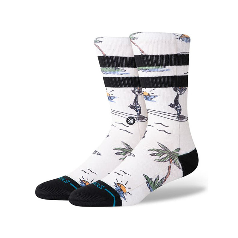 Calcetines Stance: Kool Katz Surf Crew (Canvas)