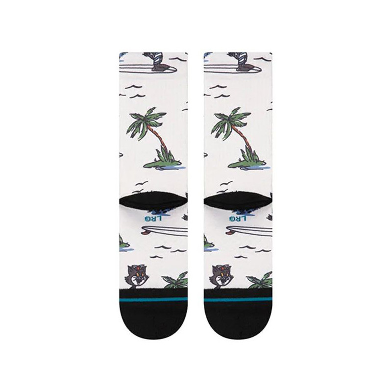 Calcetines Stance: Kool Katz Surf Crew (Canvas)