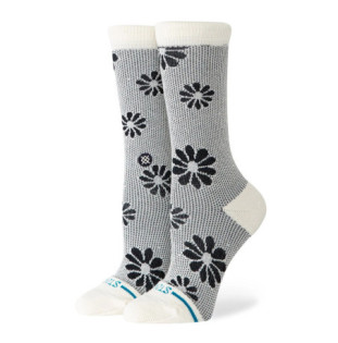 Calcetines Stance: Floral Stitch Crew (Ivory)