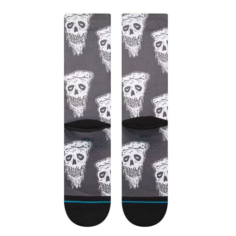 Calcetines Stance: Pizza Face (Whiteblack)