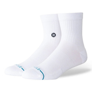 Calcetines Stance: Icon Quarter (White)