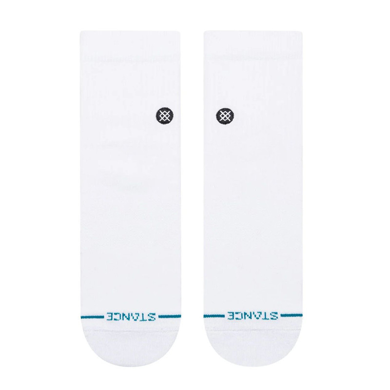 Calcetines Stance: Icon Quarter (White)