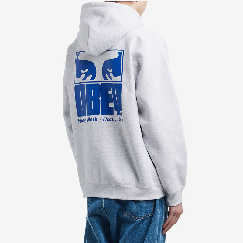 Sudadera Obey: Obey Heavy Ideas Hood (Ash Grey)