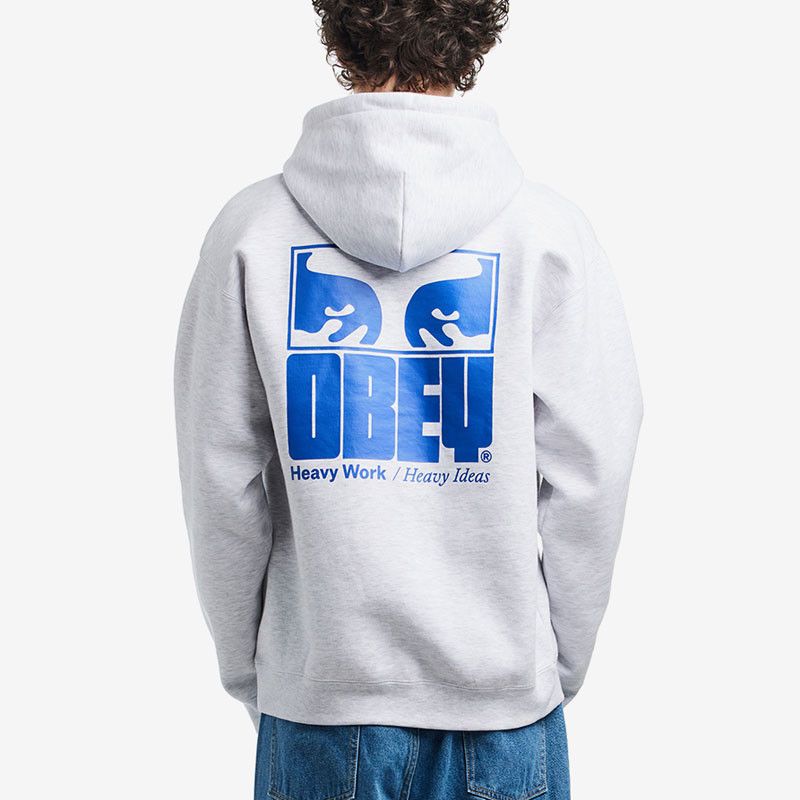 Sudadera Obey: Obey Heavy Ideas Hood (Ash Grey)
