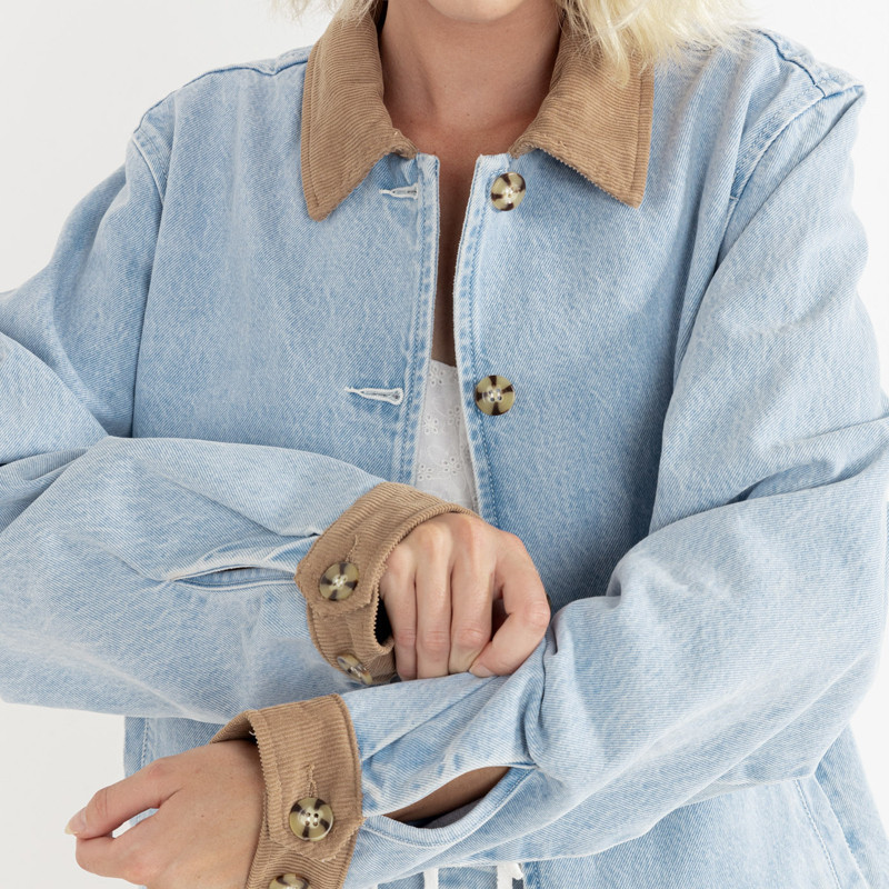 Chaqueta Rhythm: Jessie Jacket (Washed Blue)