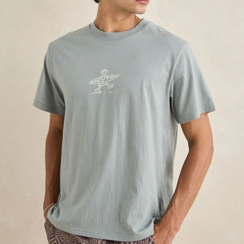 Camiseta Rhythm: Drifter SS T-Shirt (Seafoam)