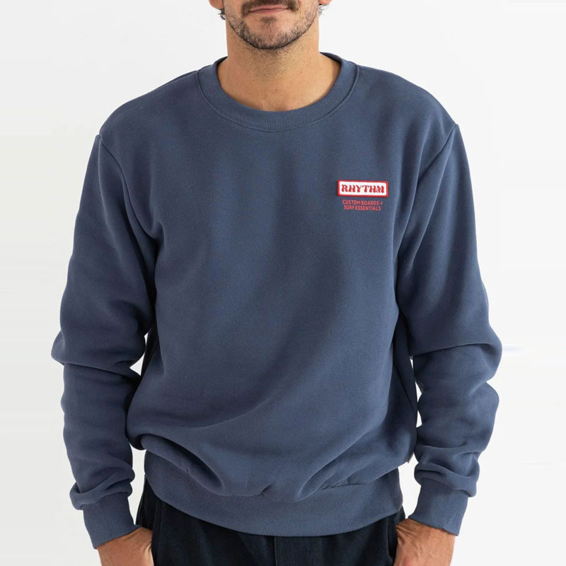 Sudadera Rhythm: Mechanics Crew Fleece (Indigo)