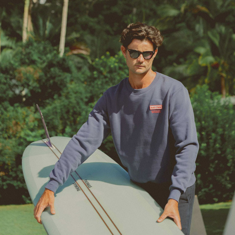 Sudadera Rhythm: Mechanics Crew Fleece (Indigo)