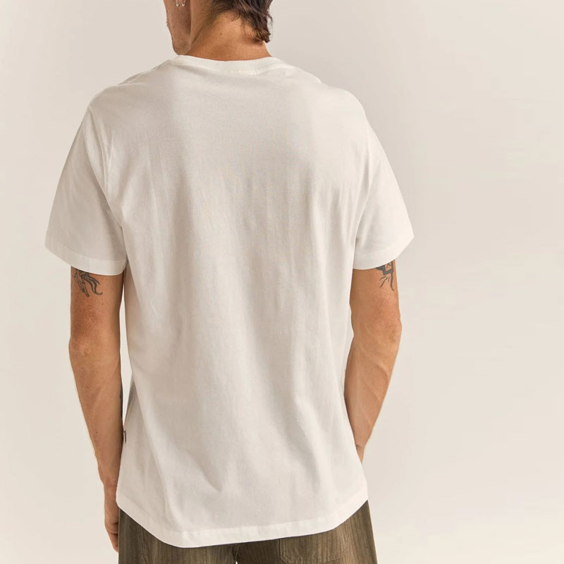 Camiseta Rhythm: Brand Tee (White)