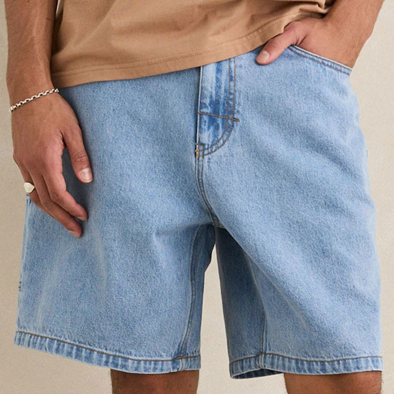 Bermuda Rhythm: Toby Denim Short (Stone Wash)
