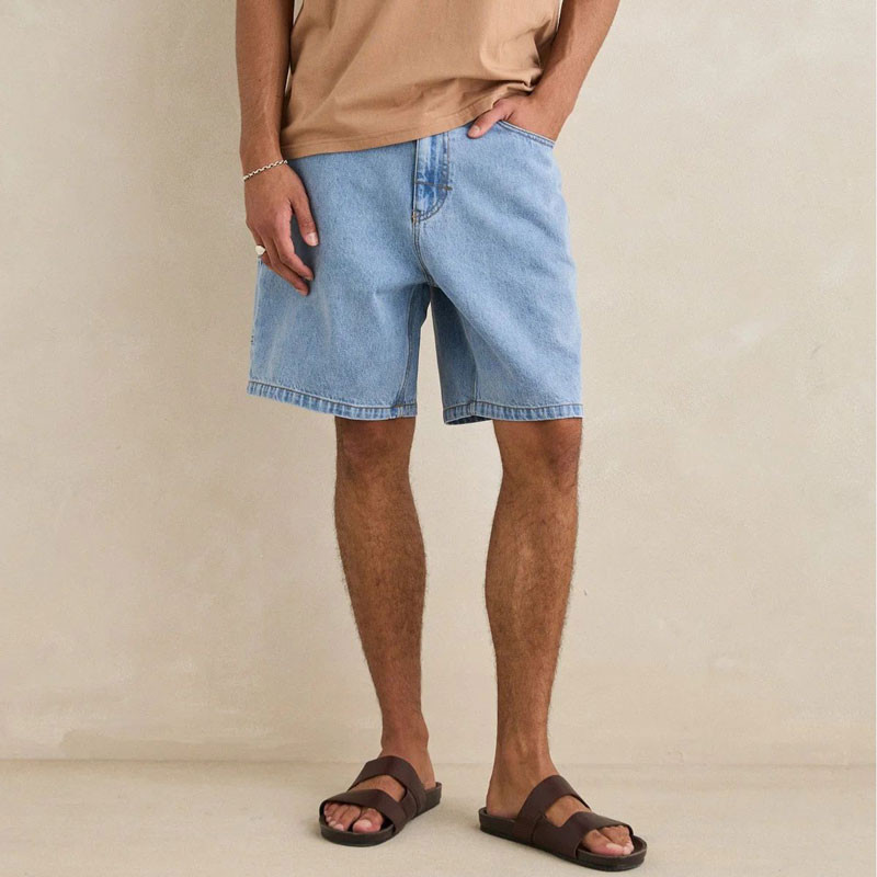 Bermuda Rhythm: Toby Denim Short (Stone Wash)