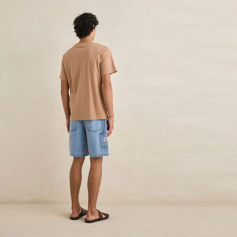 Bermuda Rhythm: Toby Denim Short (Stone Wash)