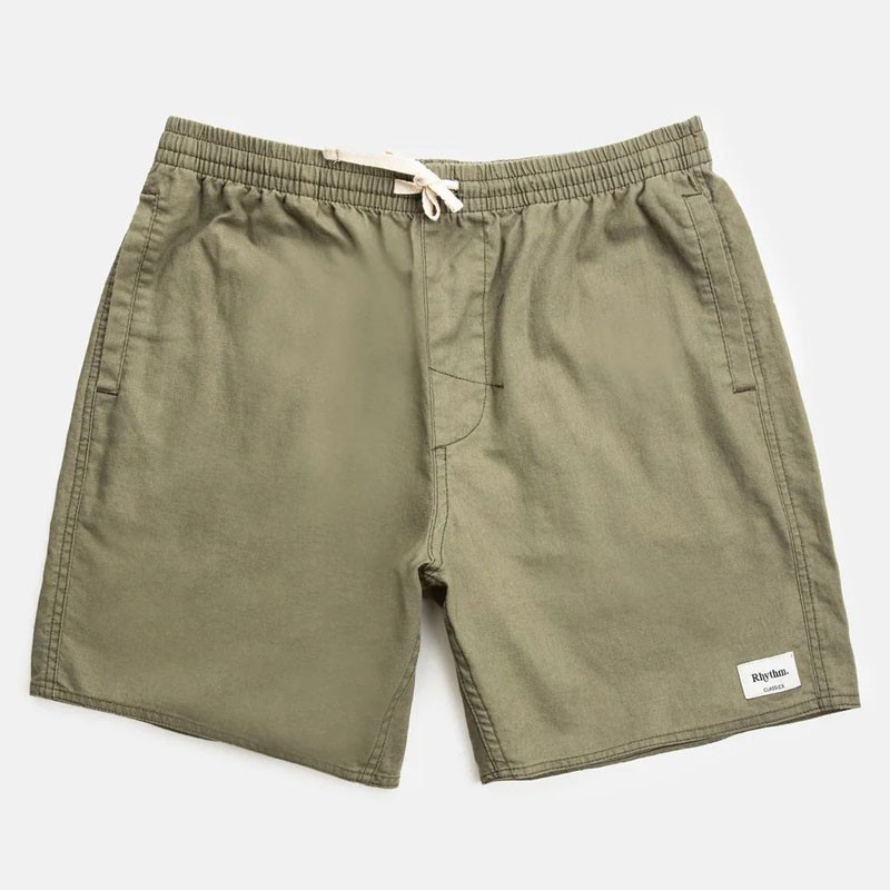 Bermuda Rhythm: Classic Linen Jam (Olive)
