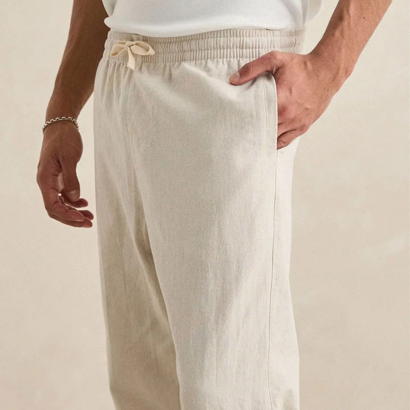 Pantalón Rhythm: Linen Jam Pant (Bone)
